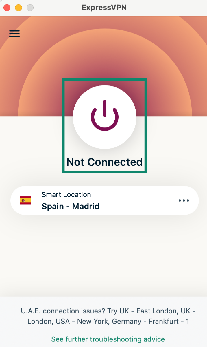 Connecting to ExpressVPN on macOS