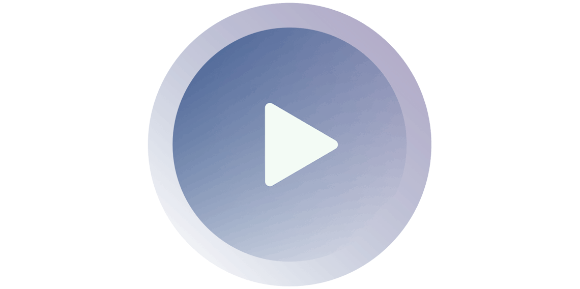 Niebieski przycisk odtwarzania.