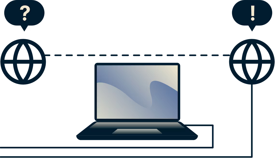 Miten VPN:n avulla ohitetaan peering-ristiriidat: Kaavio, jossa ISP ei pysty hidastamaan videota peeringin takia.