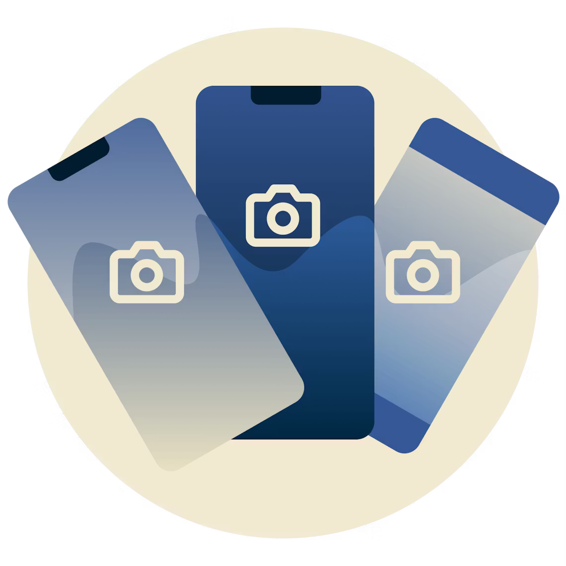 Instagram-logo på mobile enheter.