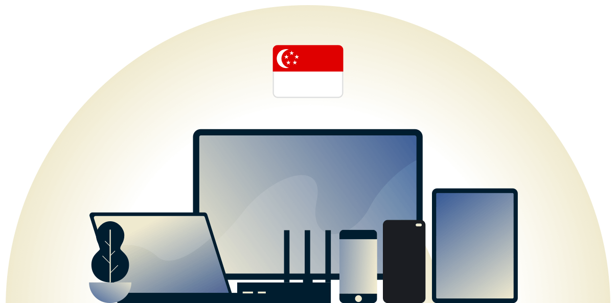 Le VPN de Singapour protège une grande variété de dispositifs.