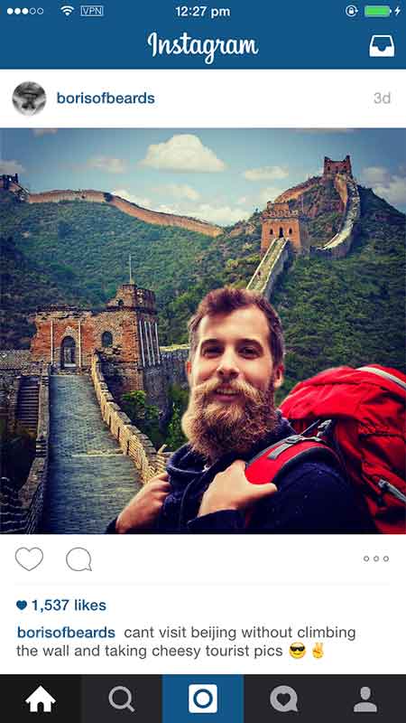 sightseeing at worlds, gotta instagram it!