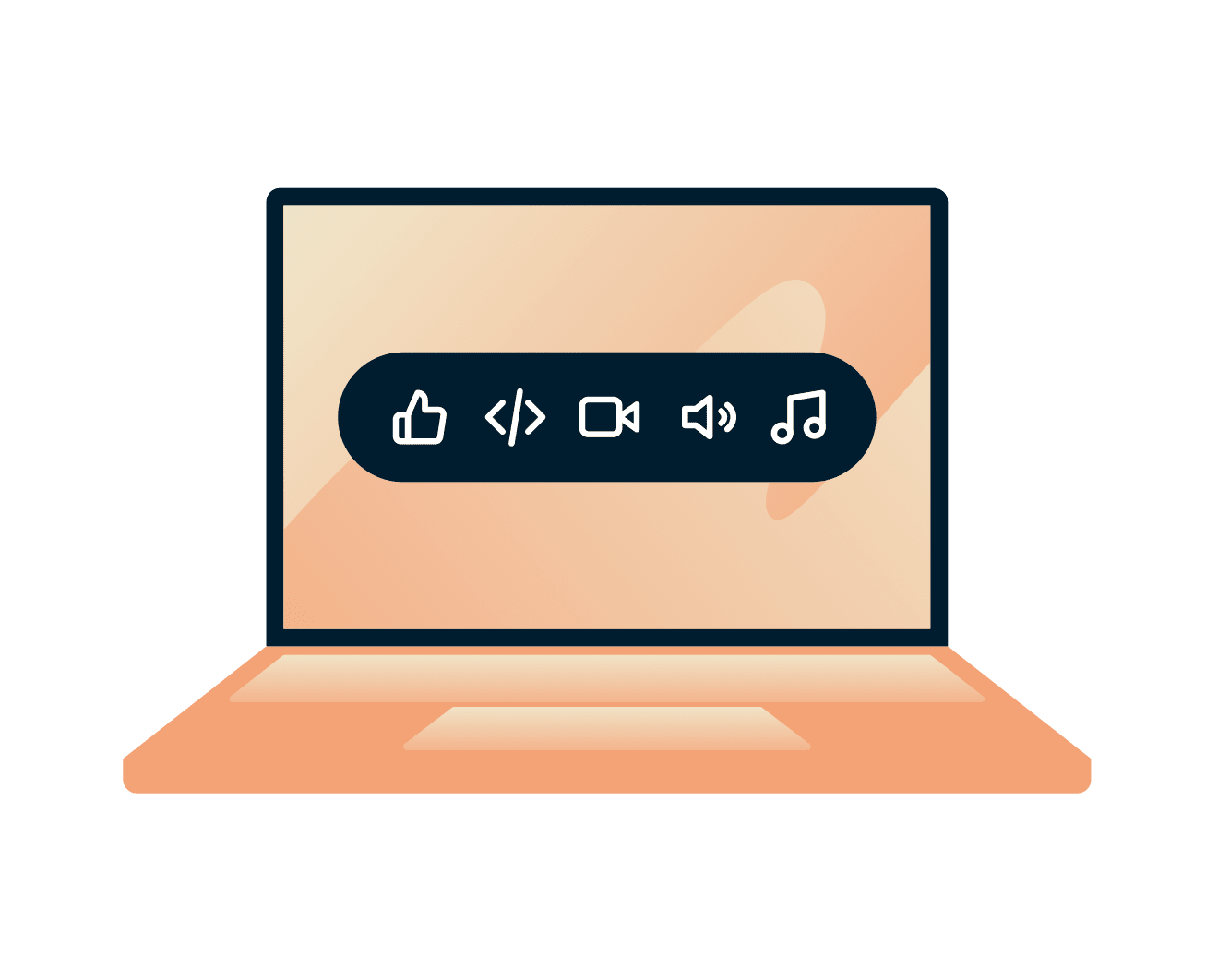 Смотрите то, что вы любите: мужчина смотрит ТВ онлайн и слушает музыку.