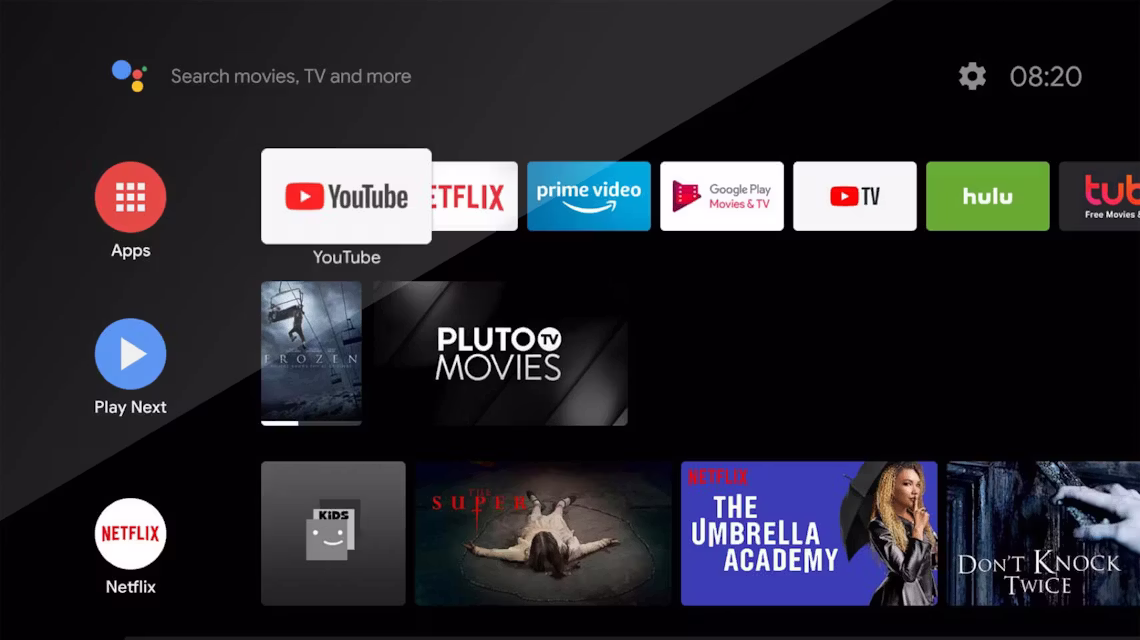 VPN работает с Android TV.