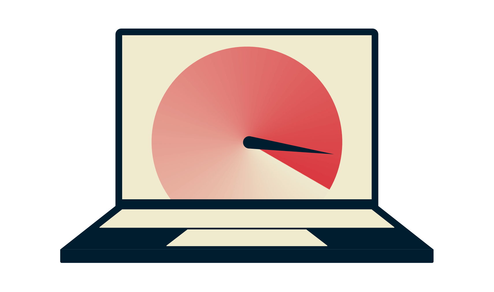 Laptop z pr?dko?ciomierzem